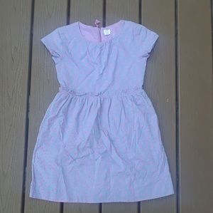 Crew cuts purple heart dress Size 10